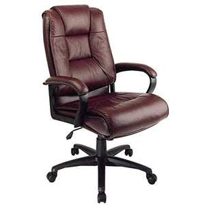 Office Star EX5162 Deluxe High Back Executive Leather Chair
