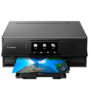 Canon TS9120 Wireless All-in-One Printer with Scanner and Copier: Mobile and Tablet Printing, with AirPrint and Google Cloud Print Compatible, Black, 14.2 x 14.7 x 5.6 Inches