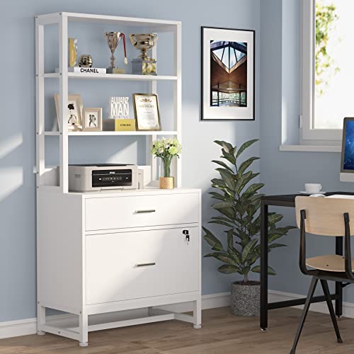 LITTLE TREE Vertical Office File Cabinet with 2 Drawers