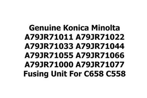 Genuine Konica Minolta A79JR71011 A79JR71066 A79JR71055 Fusing Unit for C658 C558