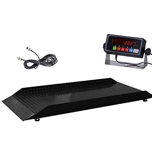 PEC SCALES Large Farm Animal Scale/Digital Livestock Weighing Equipment, 4000 lb Capacity (84x30)