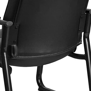 Flash Furniture HERCULES Series Big & Tall Black LeatherSoft Executive Side Reception Chair