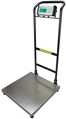 Adam Equipment CPWplus 75W Wheeled Floor Scale, 165lb/75kg Capacity, 0.05lb/20g Readability