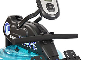 Stamina 'New and Improved' Elite WAVE Water Rower - Rowing Machine 1450 w/Heart Rate Sensor for Customized Workouts