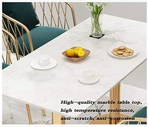 UsmAsk Table and Chair Set for Office, Hotel Lobby, Reception, Dining, Tea Shop - Gray/Green/Gra