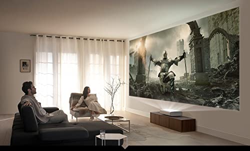 Samsung SP-LSP9T 130" 4K Smart Laser Short-Throw Projector with 4 Year Epic Protect Coverage