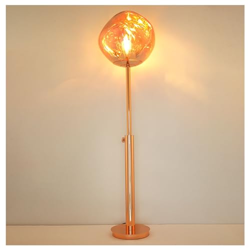 BNZCZY Nordic Lava Floor Lamp, PVC Transparent Lampshade, 57in, Indoor Lighting