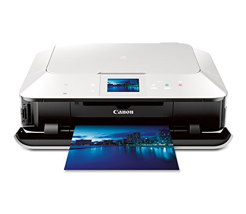 Canon PIXMA MG7120 Wireless Color Photo All-In-One Printer, Mobile Smart Phone and Tablet Printing, White