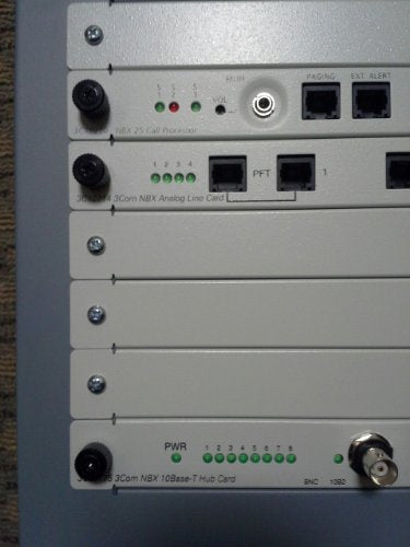 3Com 3C10236 NBX 25 Chassis with 3 Cards and Power Supply
