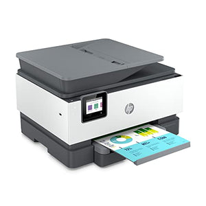 HP OfficeJet Pro 9018e Wireless Color All-in-One Printer with Bonus 6 Months Instant Ink - HP+ (1G5L5A), White