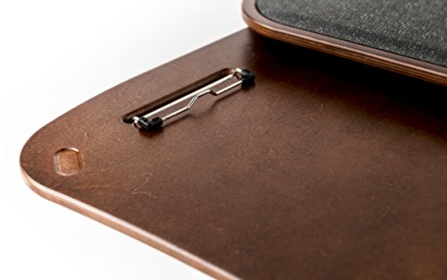 AutoExec AUE10053 GripMaster Car Desk Mahogany Finish with Phone Mount