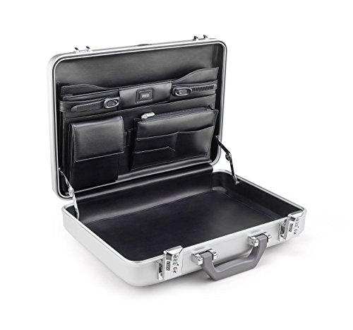 Zero Halliburton Premier Plus Aluminum Attache Case in Silver