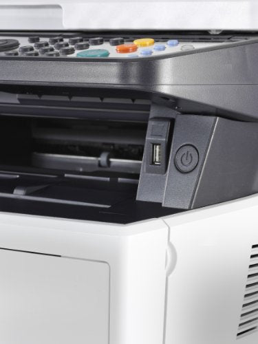 Kyocera 1102PN2US0 ECOSYS M2535dn Black and White Multifunctional Network Printer; Standard Print, Copy, Fax and Color Scan; Fast Output Speed of 37 Pages per Minute; Resolution 600 x 600 dpi