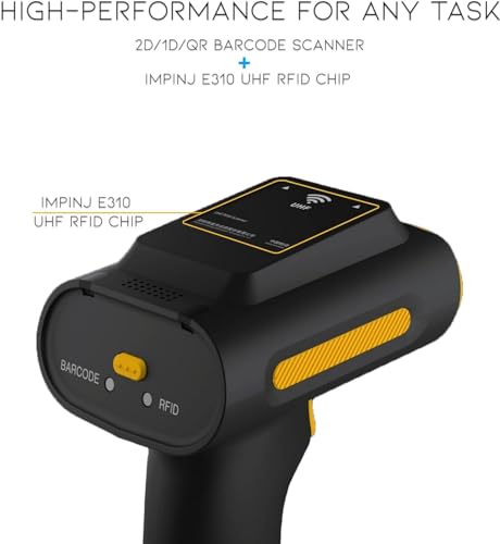 BARCODE-USA Chainway SR160 RFID Scanner with Impinj E310 UHF RFID Reader, 2D/1D/QR Code Barcode Reader, Multi-Mode Scanner