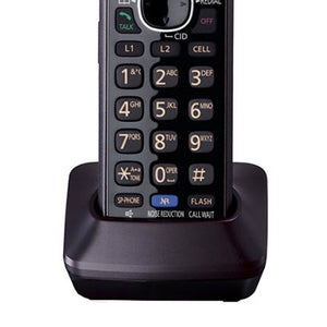 Panasonic KXTGA950B Dect 6.0 Handset 2-Line Landline Cordless Telephone (6-Pack)