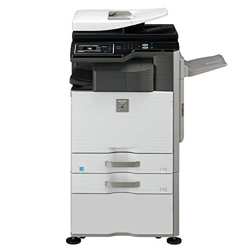 Sharp MX-3116N Color Copier Printer Scanner All-in-One MFP - A3 11x17, 31ppm, Copy, Print, Scan, Network, Duplex, 2 Trays and Cabinet (Certified Refurbished)