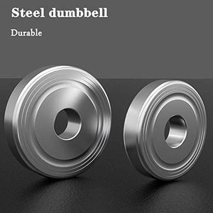 XDDWD Adjustable Dumbbell, Dumbbell Sets, Pure Steel Plating Dumbbell, Family Men's Fitness Dumbbell Strength Training Equipment,Silver20kg