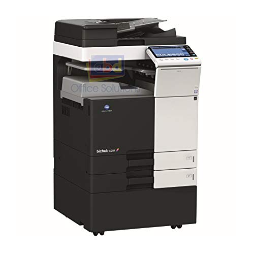 Konica Minolta Bizhub C284 A3 Color Laser Multi-Function Copier - 28ppm, Copy, Print, Scan, Auto Duplex, Network, 1800 x 600 DPI, 2 Trays, Stand