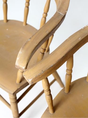 Lschool Antique Captains Chairs Set of 3