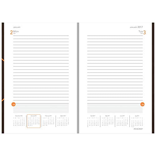 AT-A-GLANCE Planning Notebook 2017, One Day Per Page, 6 x 9", Plan.Write.Remember (70-6201-30)