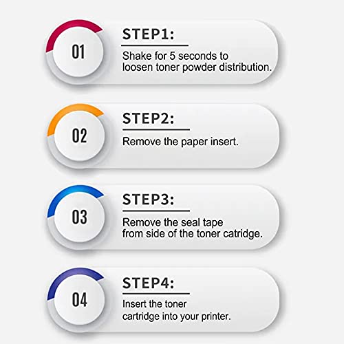 4 Pack (1BK+1C+1M+1Y) 406475 406476 406477 406478 Compatible C310HA Toner Cartridge Replacement for Ricoh Aficio SP C231N SP C231SF SP C232SF SP C232DN SP C242DN SP C310 Printer Toner Cartridge.