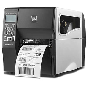 Zebra ZT230 Thermal Transfer and Direct Thermal Industrial Monochrome Black and White Barcode Label Printer, Black - LCD, 203 dpi, 6 ips, 4.0" Print Width, Serial and USB Ports - BROAG External Webcam