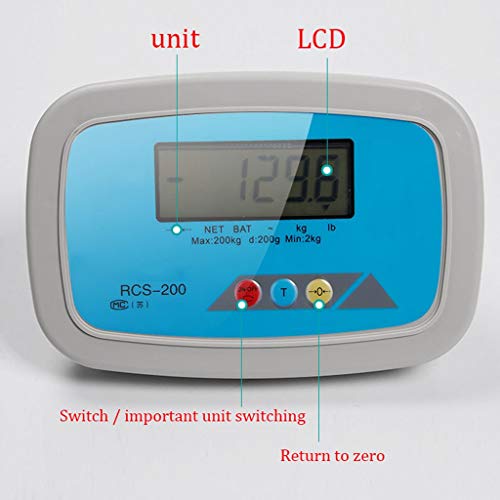LJFDDY Waterproof Digital Bench Scale - Heavy Duty Folding Platform for Shipping & Shop Weighing