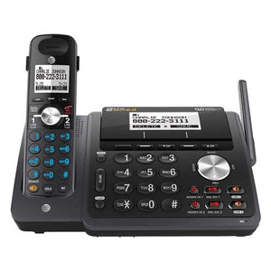 AT&T TL88102BK 2-Line Expandable Cordless Phone, 3 Handsets - Black