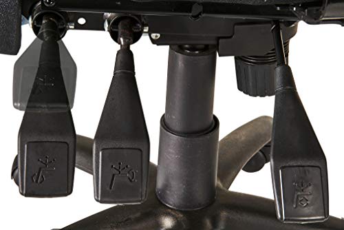 Alera ALEET4217 Etros Series Mid-Back Multifunction with Seat Slide Chair, Black