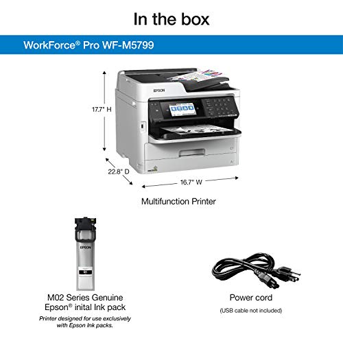 Epson Workforce Pro WF-M5799 Workgroup Monochrome Multifunction Printer