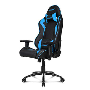 AKRacing Core Series SX Gaming Chair with High Backrest, Recliner, Swivel, Tilt, Rocker and Seat Height Adjustment Mechanisms with 5/10 Warranty - Blue