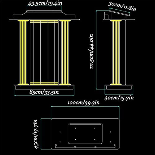 JOuan Acrylic Church Podium Stand with LED Lighting