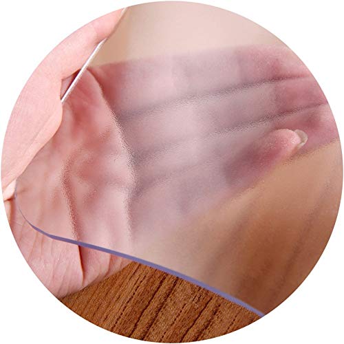 LOLILI Translucent PVC Office Chair Mat for Hard Floors, Non-Slip, High Temperature Resistant - 160x230cm