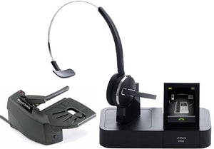 Jabra PRO 9470 Mono Wireless Headset with GN1000 Remote Handset Lifter