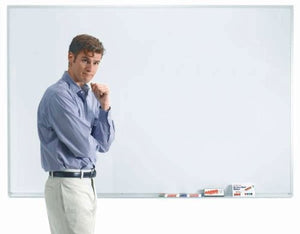 Magnetic Wall Mounted Whiteboard Size: 4' H x 10' W