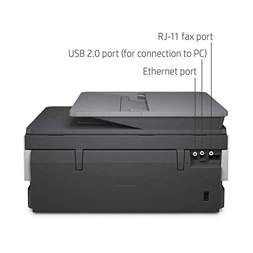 HP OfficeJet Pro 8035e All-in-One Wireless Color Printer (Basalt) for home office, with 12 months Instant Ink with HP+ (1L0H6A)