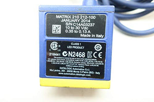 Datalogic Matrix 210 212-100 BAR Code Scanner 10-30V-DC