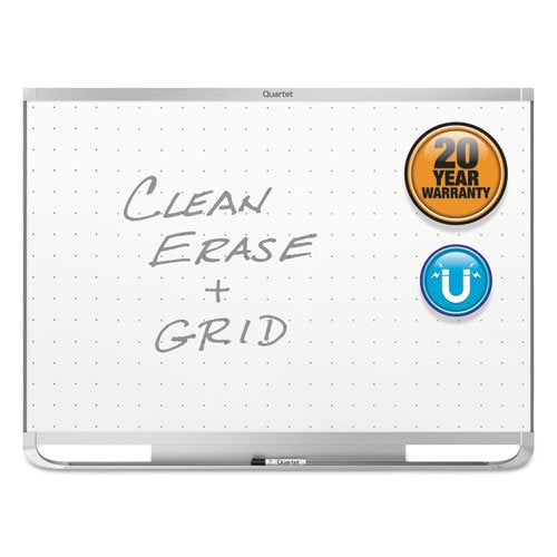 Prestige 2 Magnetic Total Erase Whiteboard, 96 x 48, Aluminum Frame, Sold as 1 Each