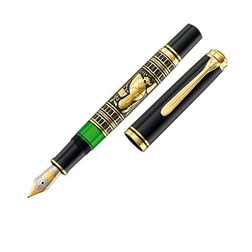 Pelikan M900 Toledo 900 Fountain Pen Nib F in Gift Box, Black