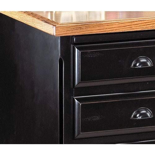 Martin Furniture SO689 kathy ireland Home by Martin Southampton Computer Credenza, Black