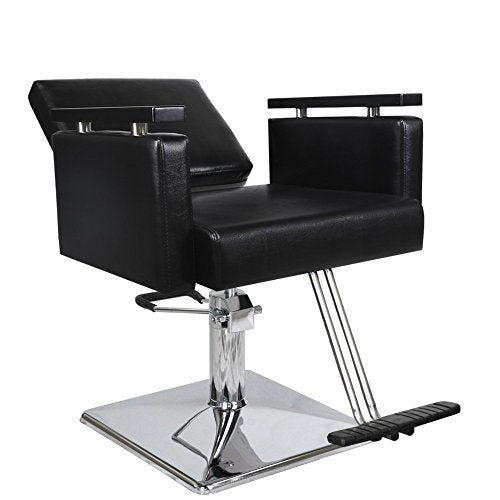MARSHAL European Salon Beauty Multi-Purpose Reclining Styling Chair MP-91R-BLK