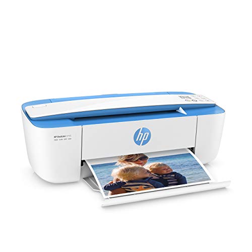 HP DeskJet 3755 Compact All-in-One Wireless Printer with Mobile Printing, HP Instant Ink & Amazon Dash Replenishment ready - Blue Accent (J9V90A) (Renewed)