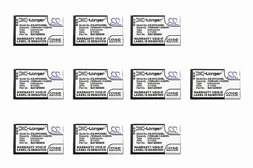 XSPLENDOR (10 Pack) Battery for Honeywell Captuvo Sleds - PN 26111710 3159122 55-003233-01