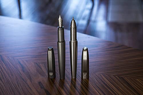 Ti Ultra Pen - The Ultimate 3-in-1 Titanium Pen (Machined Raw)