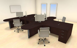 UTM Modern Executive Office Workstation Desk Set, CH-AMB-S37