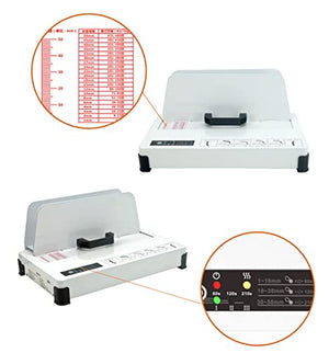 None Thermal Binding Machine, Medium Duty Universal System, 1-50mm Binding Thickness, Infrared Light Detecting Hot Melt Con