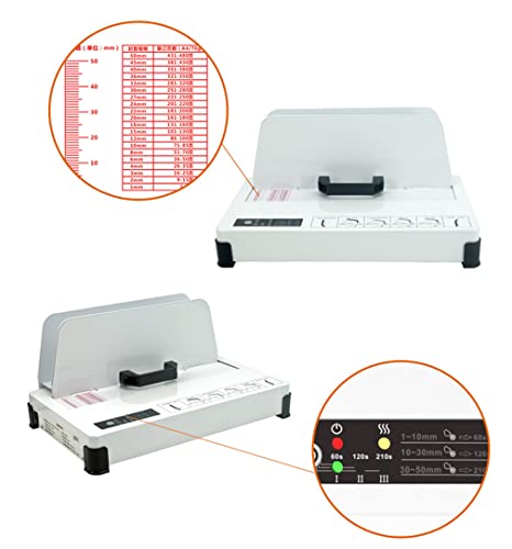 Thermal Binding Machine, Medium Duty Universal System, 1-50mm Binding Thickness, Infrared Light Detecting Hot Melt Con