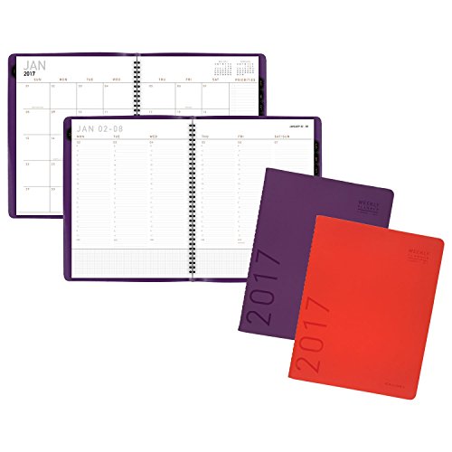 AT-A-GLANCE Weekly / Monthly Appointment Book / Planner 2017, 8-1/4 x 10-7/8", Contempo Fashion, Color Selected For You May Vary (70-940X-00)