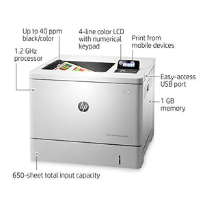HP LaserJet Enterprise M553n Color Laser Printer with Built-in Ethernet (B5L24A)