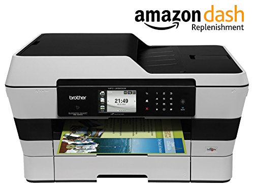 Brother MFCJ6920DW Wireless Multifunction Inkjet Printer with Scanner, Copier and Fax, Amazon Dash Replenishment Enabled